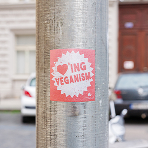 Vegan.at Sticker <3 Veganism