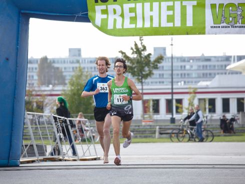 Titelverteidiger Thomas Unger vom Team Vegan.at