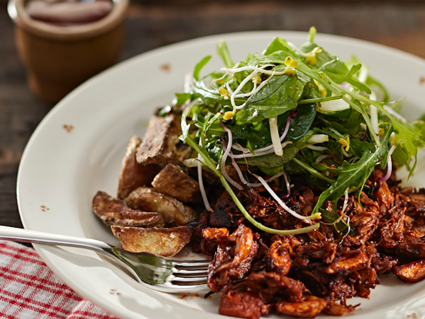 Gezupfte Jackys mit Barbecuesauce | Vegane Gesellschaft Österreich
