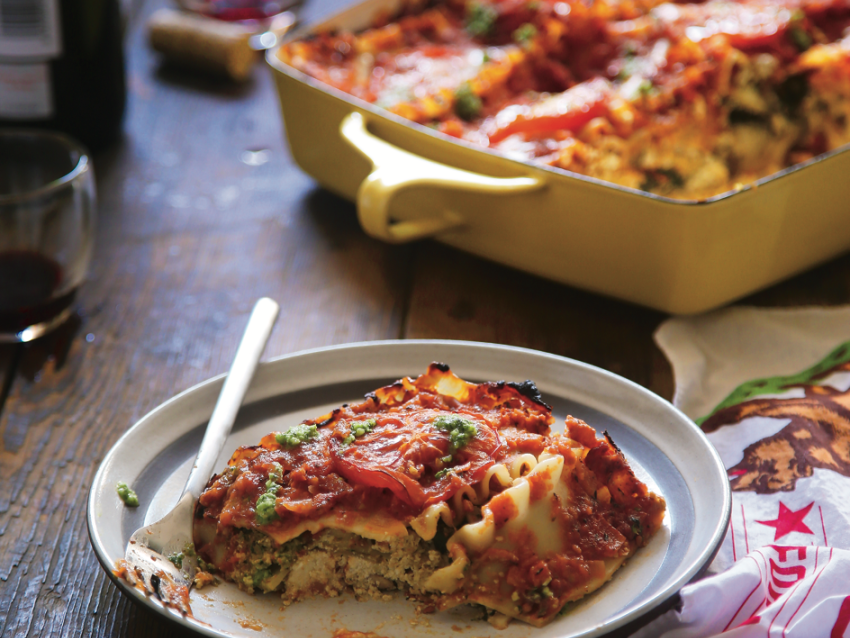 Pilz-Spinat-Lasagne | Vegane Gesellschaft Österreich