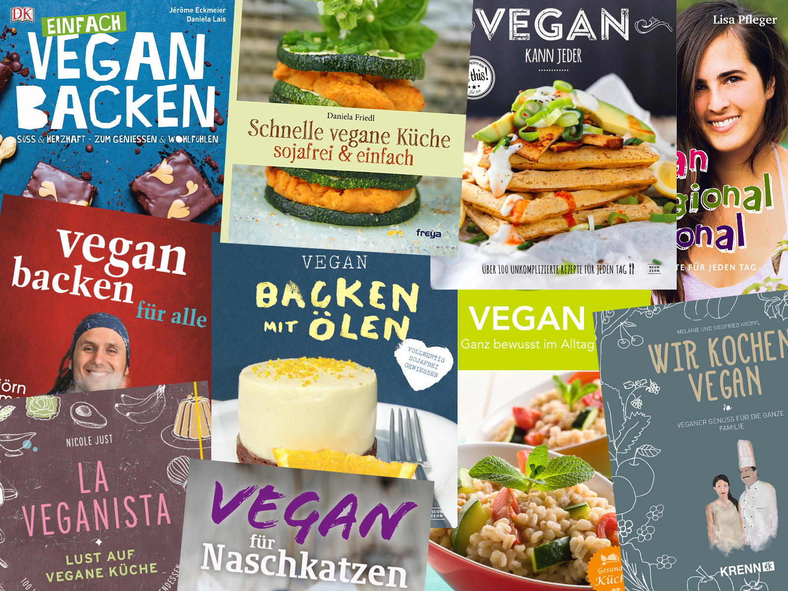 10 ausgezeichnete vegane Koch- und Backbücher